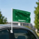 Eastern Michigan Eagles House Flag Custom Ornate Border Green Best Selling