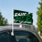 Eastern Michigan Eagles House Flag Customized Action Streaks Green Best Selling