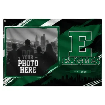 Eastern Michigan Eagles House Flag Personalized Framed Photo Green Black Best Selling