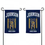 Fiu Panthers Garden Flag Custom Distressed Stripes Blue Best Selling