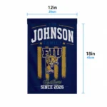 Fiu Panthers Garden Flag Custom Distressed Stripes Blue Best Selling