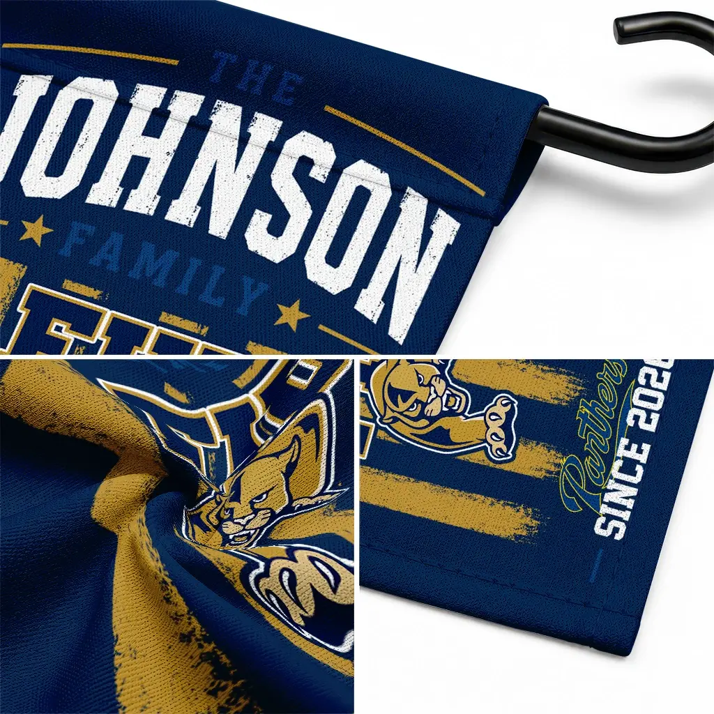 Fiu Panthers Garden Flag Custom Distressed Stripes Blue Latest Model Fiu Panthers Garden Flag Custom Distressed Stripes Blue Latest Model