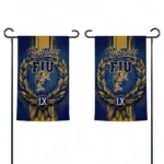 Fiu Panthers Garden Flag Custom Laurel Wreath Blue Best Selling
