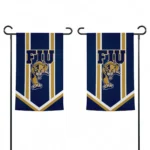 Fiu Panthers Garden Flag Customized Chevron Stripes Blue Best Selling