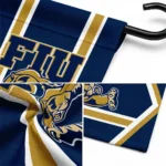 Fiu Panthers Garden Flag Customized Chevron Stripes Blue Best Selling
