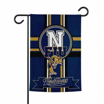Fiu Panthers Garden Flag Customized Circle Medallion Blue Best Selling