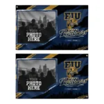 Fiu Panthers House Flag Custom Framed Photo Blue Black Best Selling
