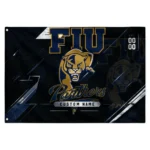 Fiu Panthers House Flag Custom Speed Slashes Blue Best Selling