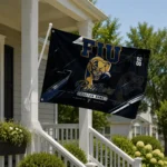 Fiu Panthers House Flag Custom Speed Slashes Blue Best Selling