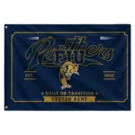 Fiu Panthers House Flag Customized Ornate Border Blue Best Selling