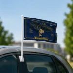 Fiu Panthers House Flag Customized Ornate Border Blue Best Selling