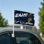 Fiu Panthers House Flag Personalized Action Streaks Blue Best Selling