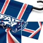 Florida Atlantic Owls Garden Flag Custom Chevron Stripes Blue Best Selling