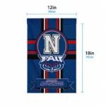 Florida Atlantic Owls Garden Flag Custom Circle Medallion Blue Best Selling