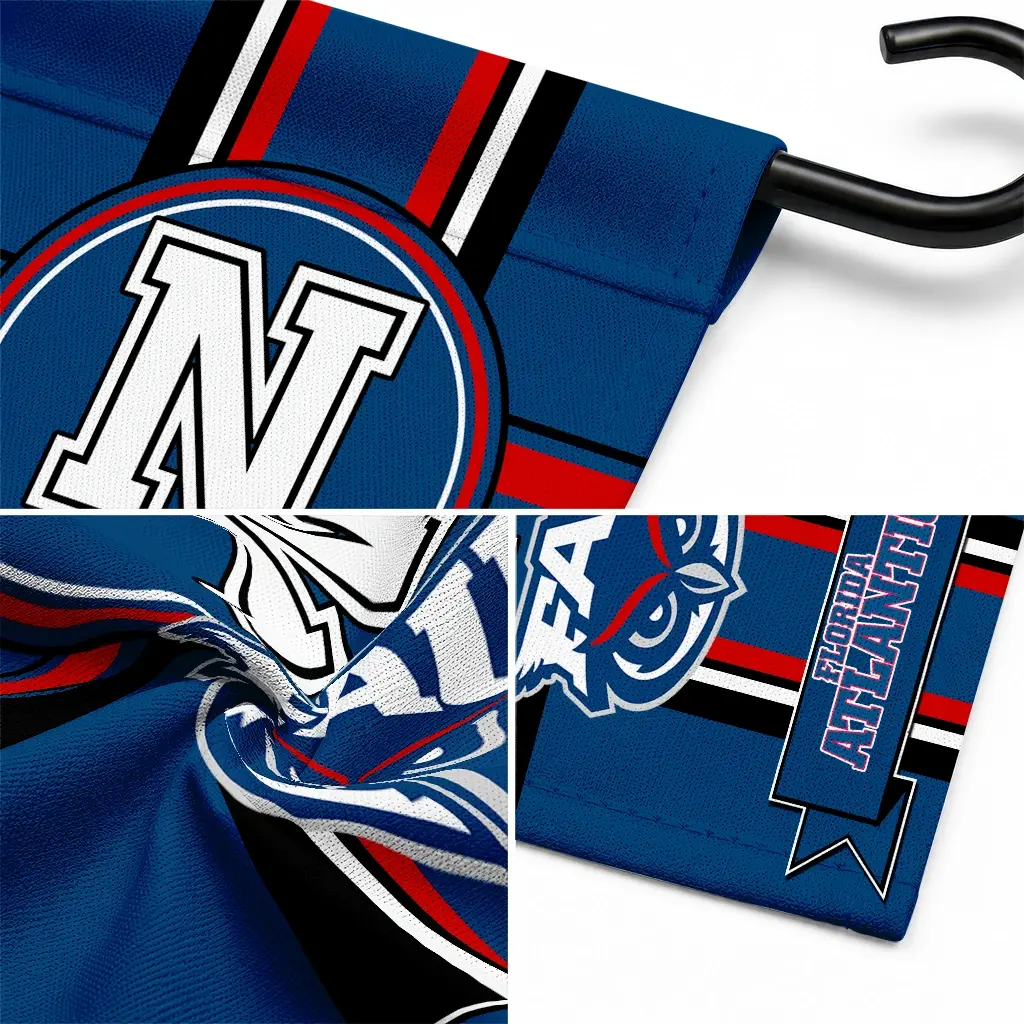 Florida Atlantic Owls Garden Flag Custom Circle Medallion Blue Latest Model Florida Atlantic Owls Garden Flag Custom Circle Medallion Blue Latest Model