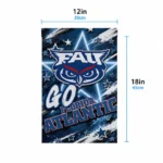 Florida Atlantic Owls Garden Flag Customized Glowing Star Blue Best Selling