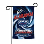 Florida Atlantic Owls Garden Flag Customized Swirl Vortex Blue Best Selling