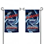 Florida Atlantic Owls Garden Flag Customized Swirl Vortex Blue Best Selling