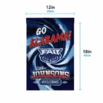 Florida Atlantic Owls Garden Flag Customized Swirl Vortex Blue Best Selling