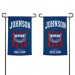Florida Atlantic Owls Garden Flag Personalized Distressed Stripes Blue Best Selling