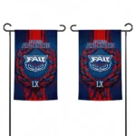 Florida Atlantic Owls Garden Flag Personalized Laurel Wreath Blue Best Selling