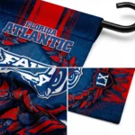 Florida Atlantic Owls Garden Flag Personalized Laurel Wreath Blue Best Selling
