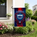 Florida Atlantic Owls Garden Flag Personalized Laurel Wreath Blue Best Selling