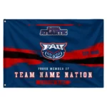 Florida Atlantic Owls House Flag Custom Brushed Streaks Blue Best Selling