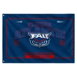 Florida Atlantic Owls House Flag Custom Ornate Border Blue Best Selling