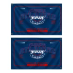 Florida Atlantic Owls House Flag Custom Ornate Border Blue Best Selling