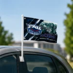 Florida Atlantic Owls House Flag Customized Diagonal Stripes Blue Best Selling