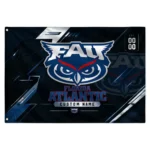 Florida Atlantic Owls House Flag Personalized Speed Slashes Blue Best Selling