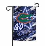 Florida Gators Garden Flag Custom Glowing Star Blue Best Selling