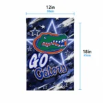 Florida Gators Garden Flag Custom Glowing Star Blue Best Selling