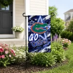 Florida Gators Garden Flag Custom Glowing Star Blue Best Selling