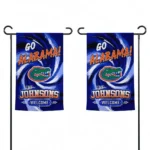 Florida Gators Garden Flag Custom Swirl Vortex Blue Best Selling