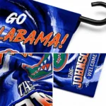 Florida Gators Garden Flag Custom Swirl Vortex Blue Best Selling