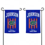 Florida Gators Garden Flag Customized Distressed Stripes Blue Best Selling