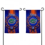 Florida Gators Garden Flag Customized Laurel Wreath Blue Best Selling