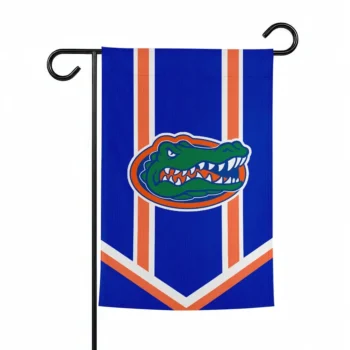Florida Gators Garden Flag Personalized Chevron Stripes Blue Best Selling
