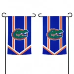 Florida Gators Garden Flag Personalized Chevron Stripes Blue Best Selling