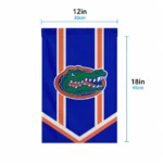 Florida Gators Garden Flag Personalized Chevron Stripes Blue Best Selling