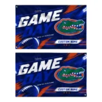 Florida Gators House Flag Custom Action Streaks Blue Best Selling