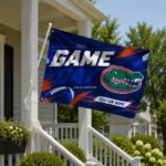 Florida Gators House Flag Custom Action Streaks Blue Best Selling
