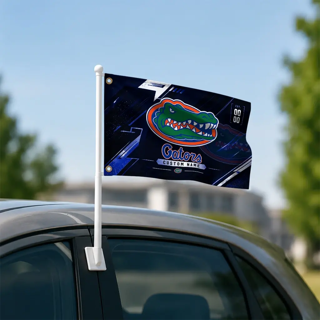 Florida Gators House Flag Customized Speed Slashes Blue Latest Model Florida Gators House Flag Customized Speed Slashes Blue Latest Model