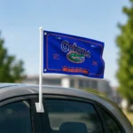 Florida Gators House Flag Personalized Ornate Border Blue Best Selling