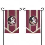 Florida State Seminoles Garden Flag Custom Chevron Stripes Garnet Best Selling