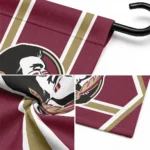 Florida State Seminoles Garden Flag Custom Chevron Stripes Garnet Best Selling
