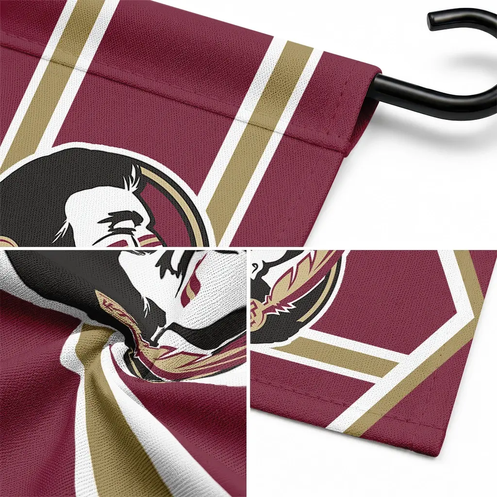 Florida State Seminoles Garden Flag Custom Chevron Stripes Garnet Latest Model Florida State Seminoles Garden Flag Custom Chevron Stripes Garnet Latest Model