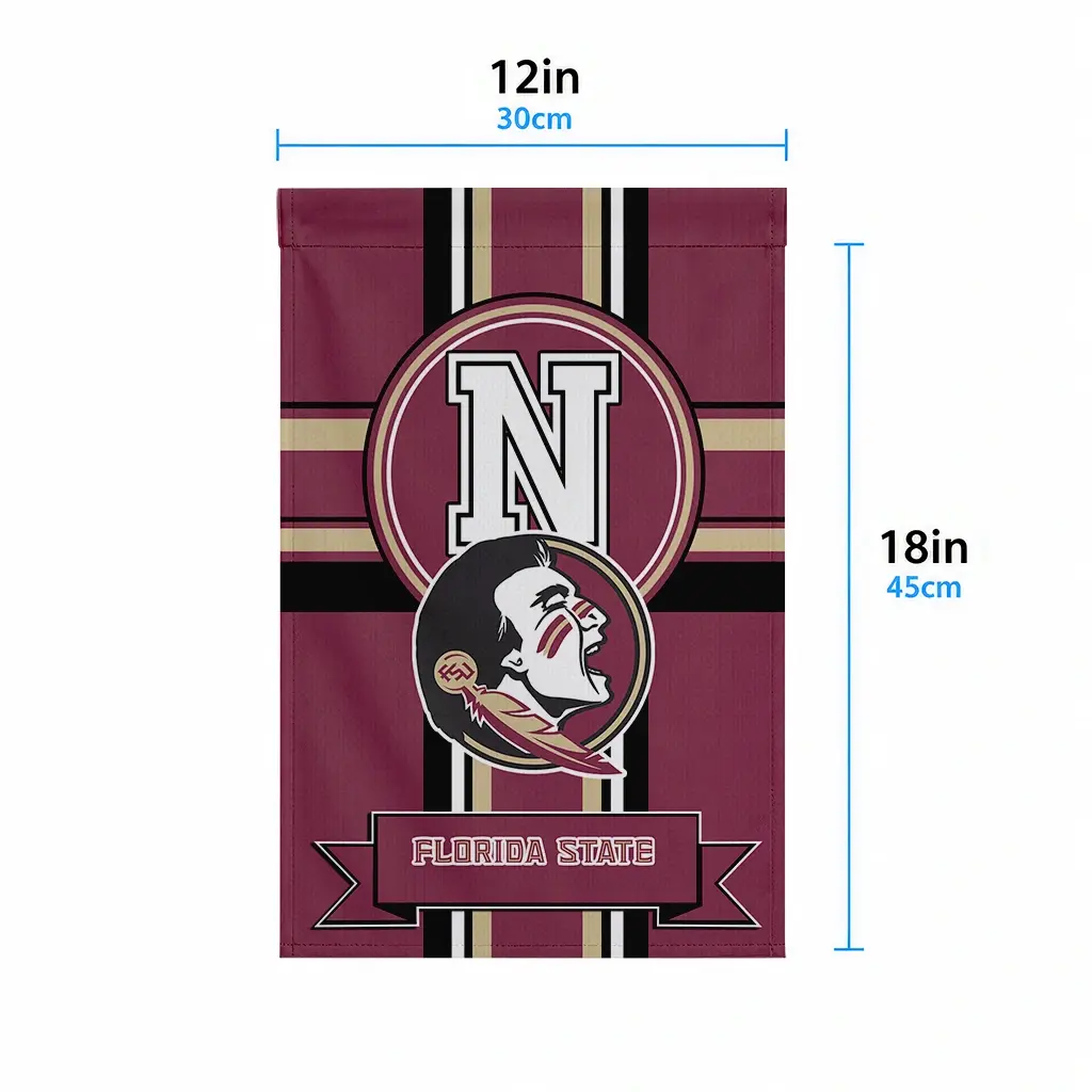 Florida State Seminoles Garden Flag Custom Circle Medallion Garnet High Quality Florida State Seminoles Garden Flag Custom Circle Medallion Garnet High Quality